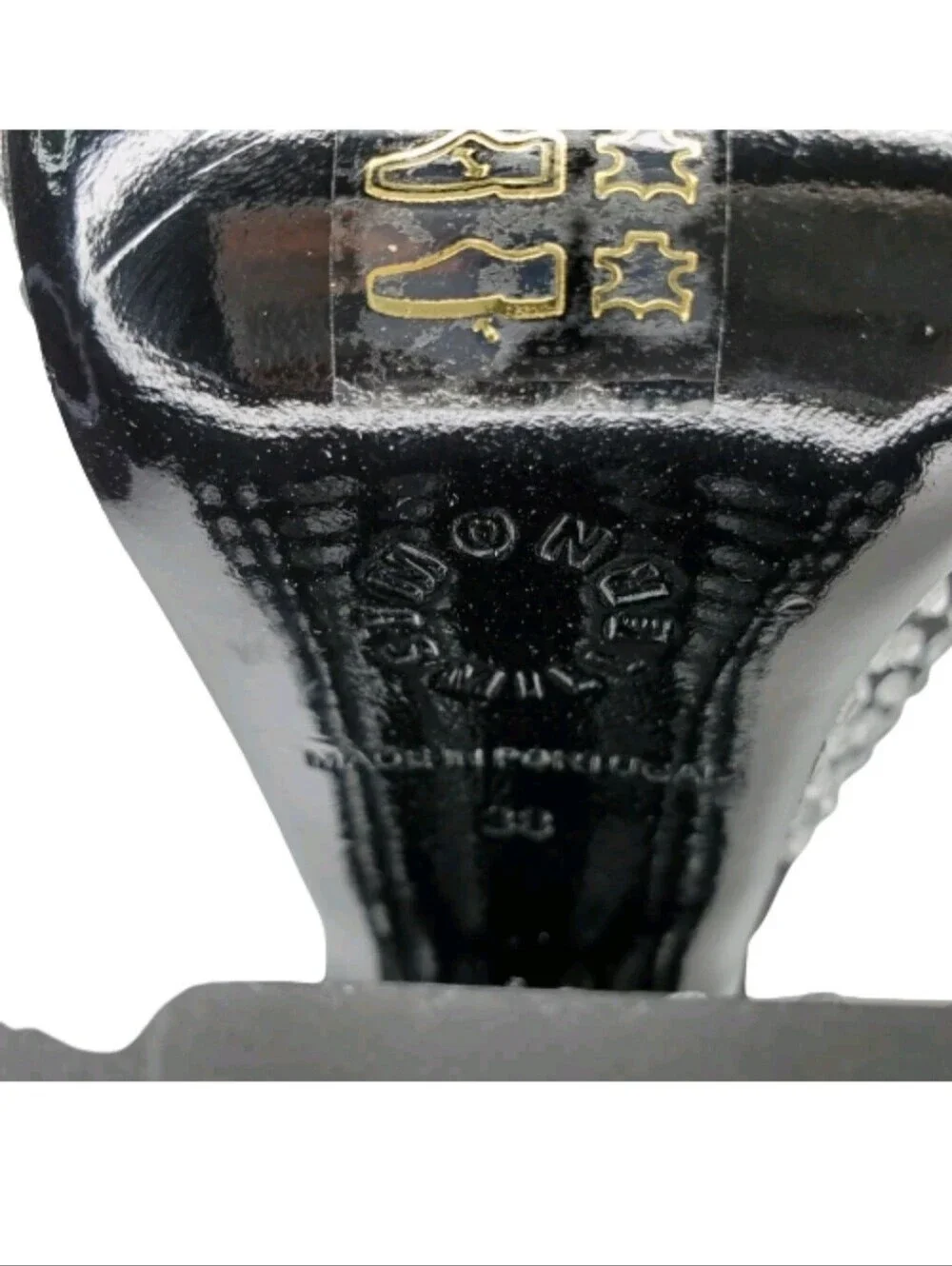 Simon Miller Black Crystal Embellished Slice Heeled Platform Sandals